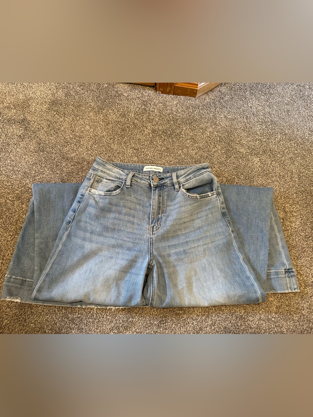 Flying Monkey Light Blue Flare Jeans